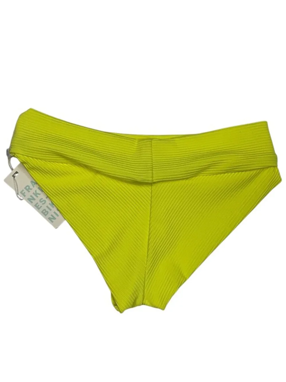 Frankies Bikinis Gavin Cheeky Bikini Bottom S Lemonade Swimwear NEW